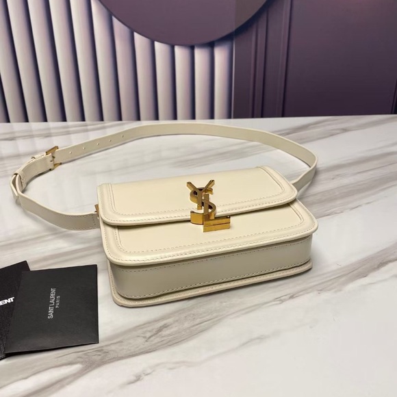 Yves Saint Laurent Cream Crossbody Bag - Picture 4 of 9